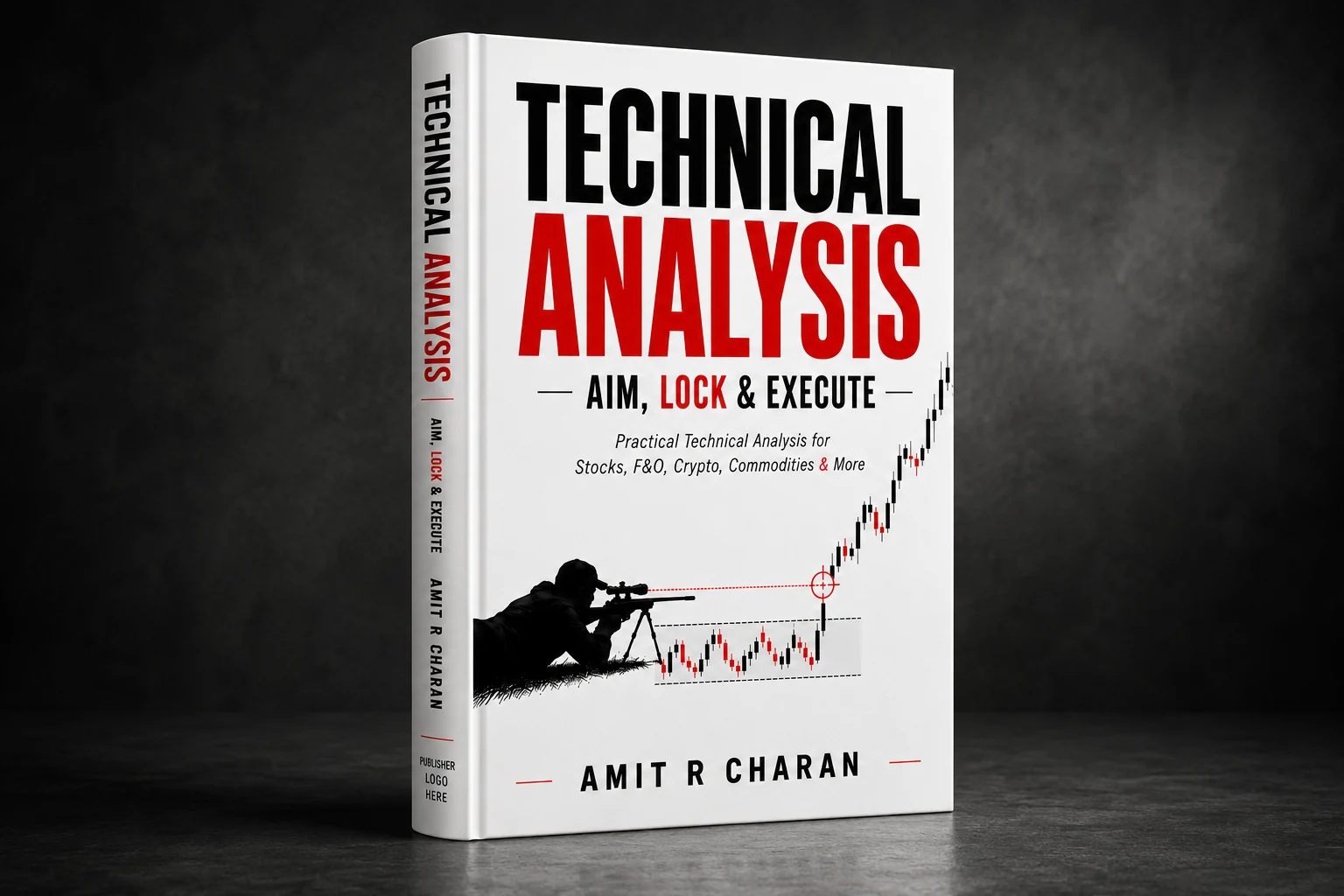 Technical Analysis: Aim, Lock & Execute standing book mockup